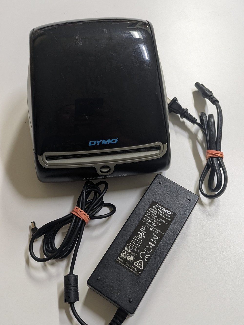 DYMO LabelWriter 4XL 1738542 Thermal 4x6 Label Printer w/ Power USB Labels